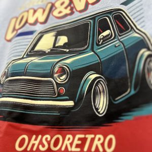 Little, Low, Wide Mini Tshirt (Blue or Grey) - Image 4