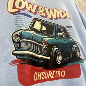 Little, Low, Wide Mini Tshirt (Blue or Grey) - Image 6