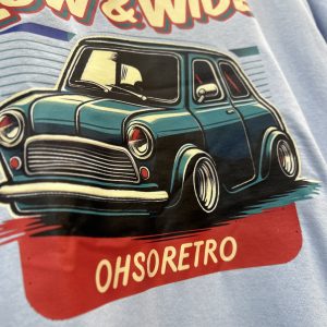 Little, Low, Wide Mini Tshirt (Blue or Grey) - Image 8