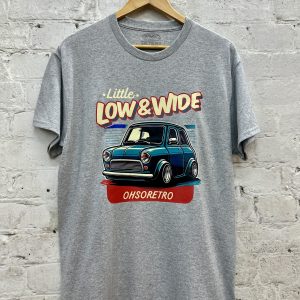 Little, Low, Wide Mini Tshirt (Blue or Grey)