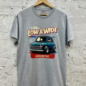 Little, Low, Wide Mini Tshirt (Blue or Grey) - Image 11