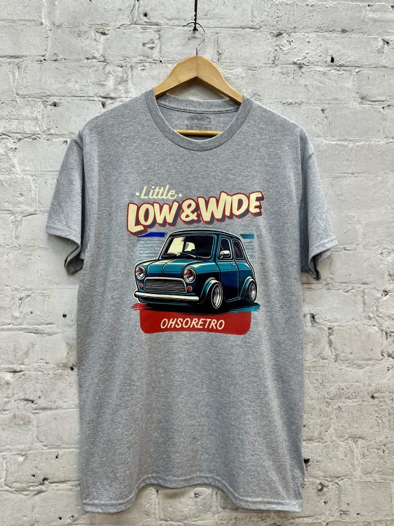Little, Low, Wide Mini Tshirt (Blue or Grey) - Image 11