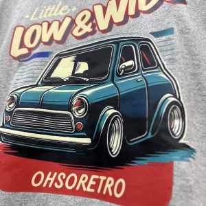 Little, Low, Wide Mini Tshirt (Blue or Grey) - Image 13