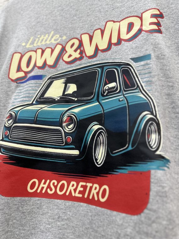 Little, Low, Wide Mini Tshirt (Blue or Grey) - Image 13