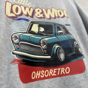 Little, Low, Wide Mini Tshirt (Blue or Grey) - Image 14