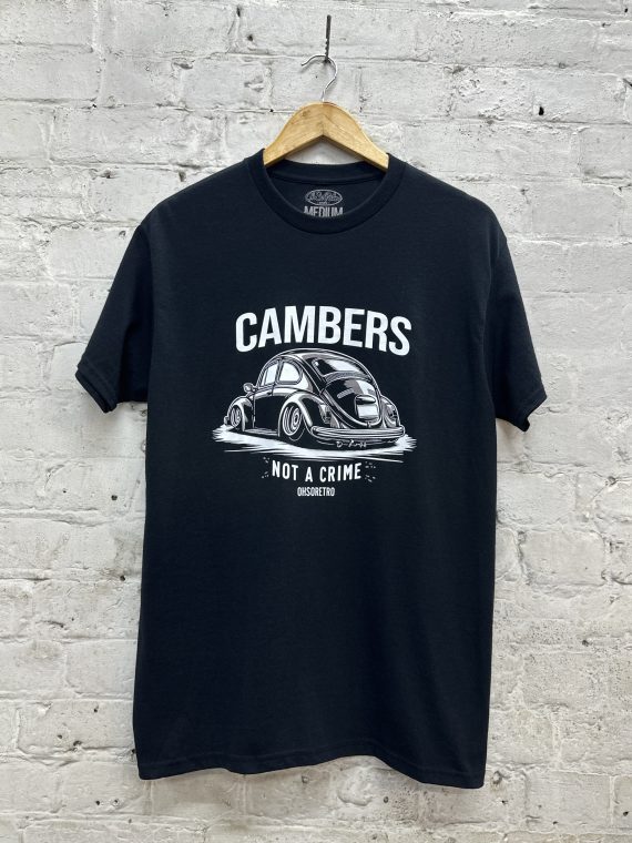 Cambers Not A Crime Beetle Tshirt (Black or Purple)