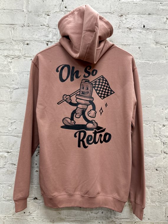 Sparky Logo Dusty Pink Hoody - Image 9